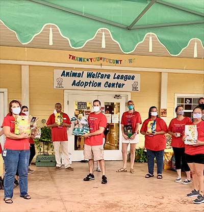 Roger Eaton partnered with the Animal Welfare League 