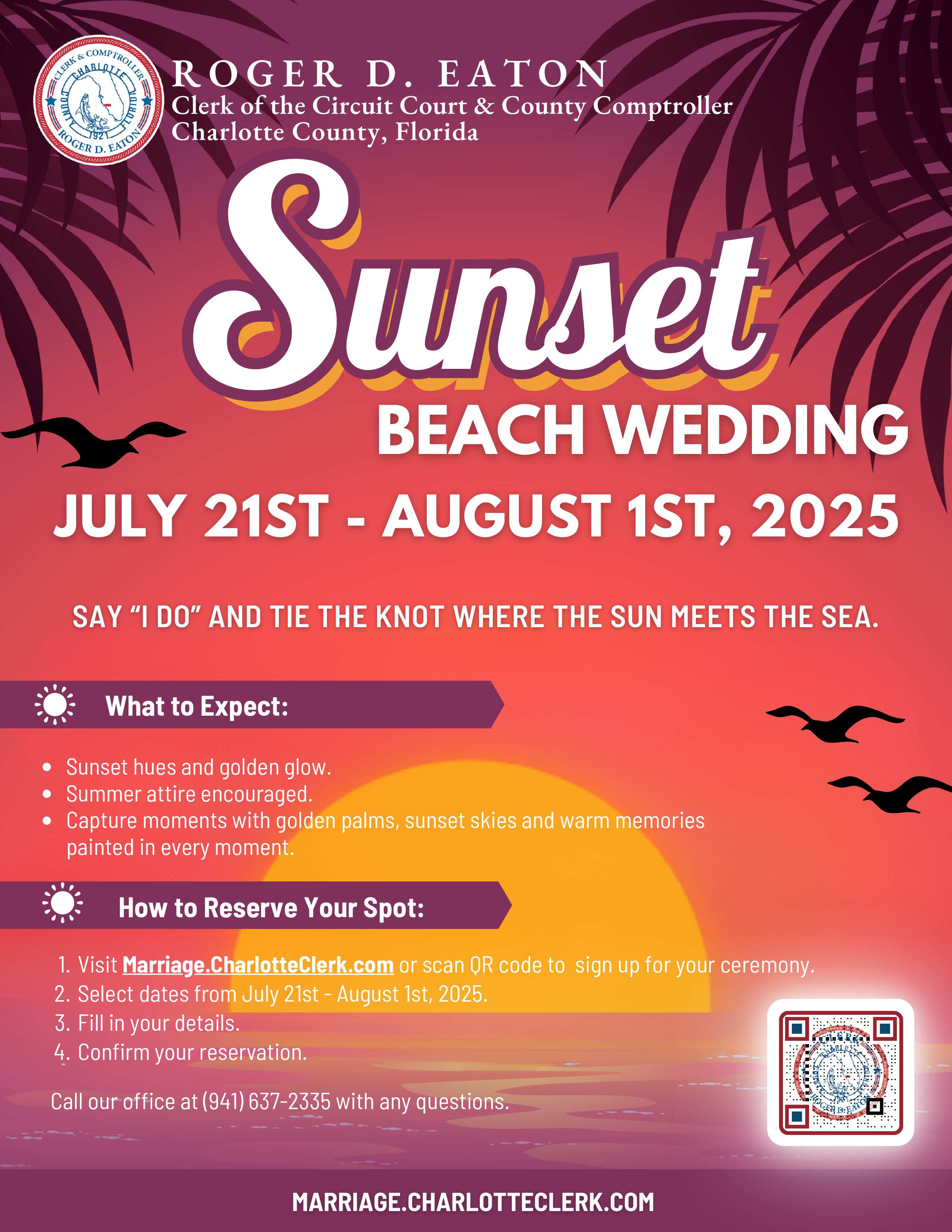 Sunset Beach Wedding.