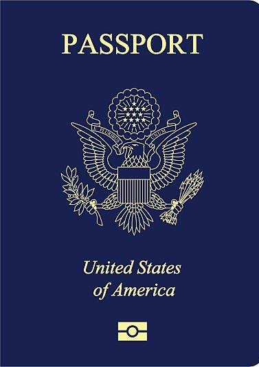Example, Passport - United States of America Book