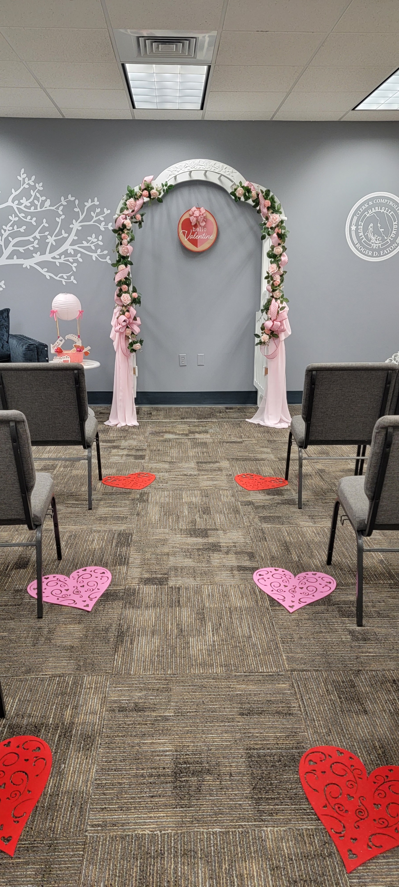 Valentine wedding theme