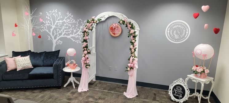 Valentine wedding theme